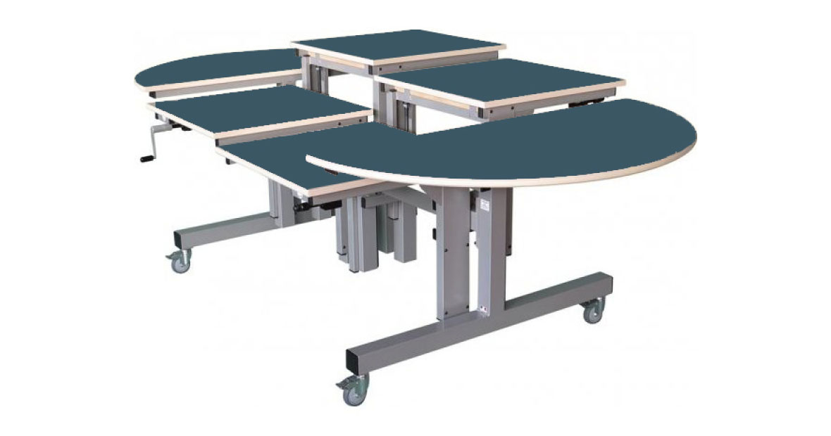 table multi niveaux ergonomique